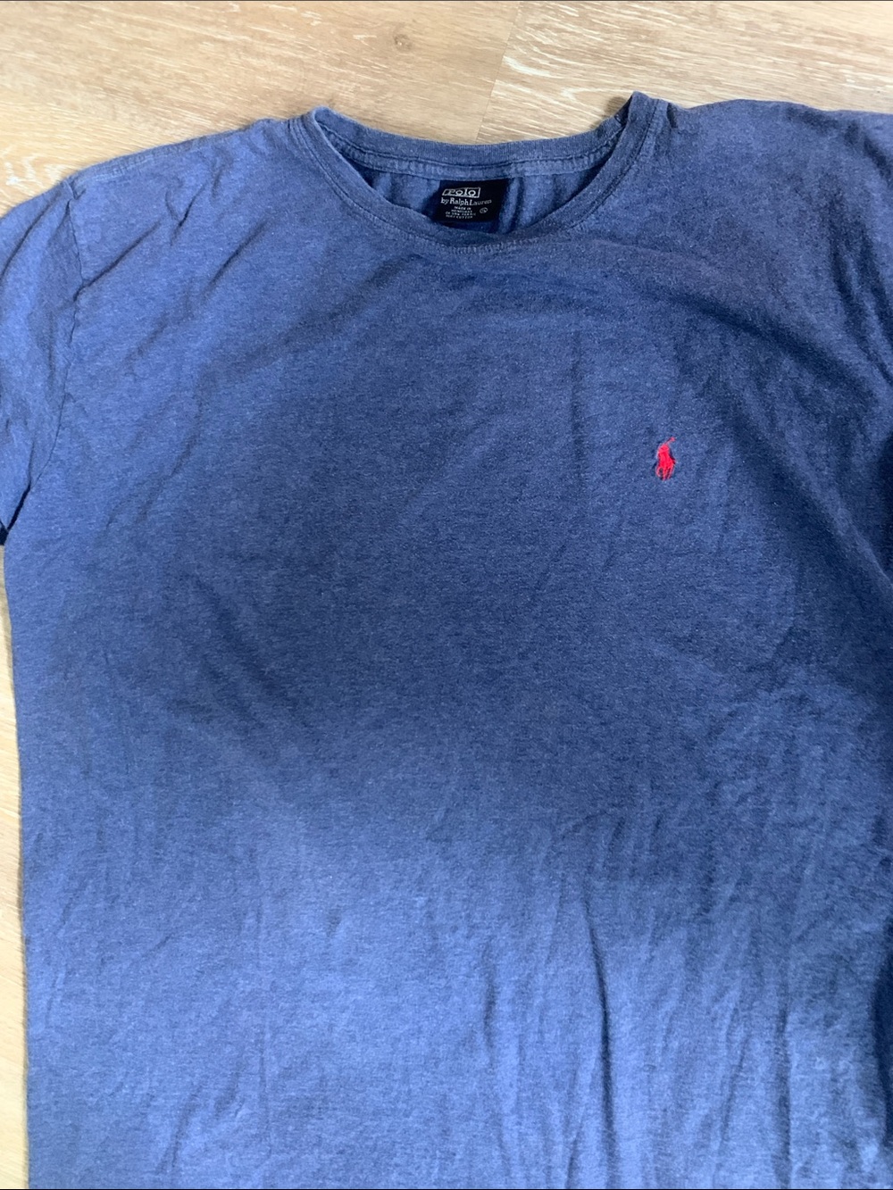 Polo by Ralph Lauren Navy Short Sleeve Tee with Red Pony